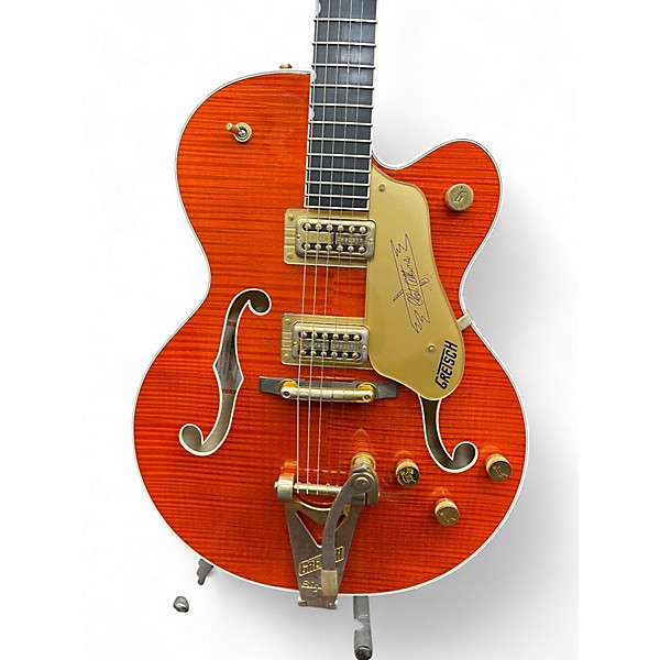 Used Gretsch Guitars G6120TFM Orange Stain Hollow Body Electric Guitar