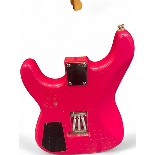 Used Squier Contemporary Stratocaster HSS Hot Pink Solid Body Electric Guitar