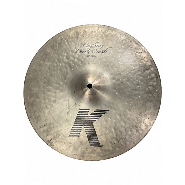 Used Zildjian 14in K Custom Dark Crash Cymbal