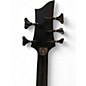 Used Schecter Guitar Research STEALTH Flat Black Electric Bass Guitar