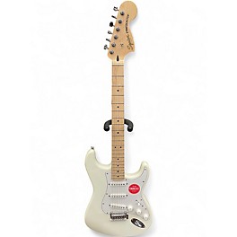 Used Squier Affinity Stratocaster Olympic White Solid Body Electric Guitar