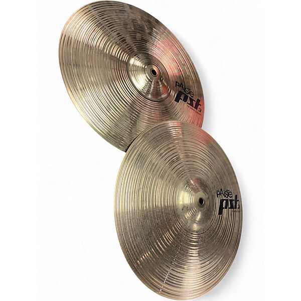 Used Paiste 14in PST3 Hi Hat Pair Cymbal