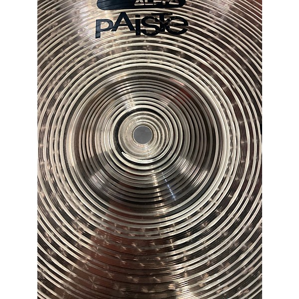 Used Paiste 18in Alpha Medium Crash Brilliant Cymbal