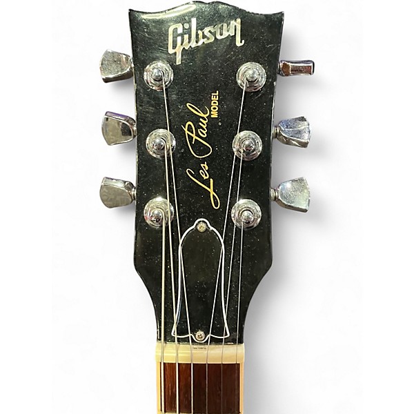 Used Gibson Les Paul Standard Gold Top Solid Body Electric Guitar