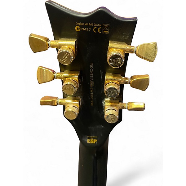 Used ESP LTD EC1000 Deluxe Black Solid Body Electric Guitar