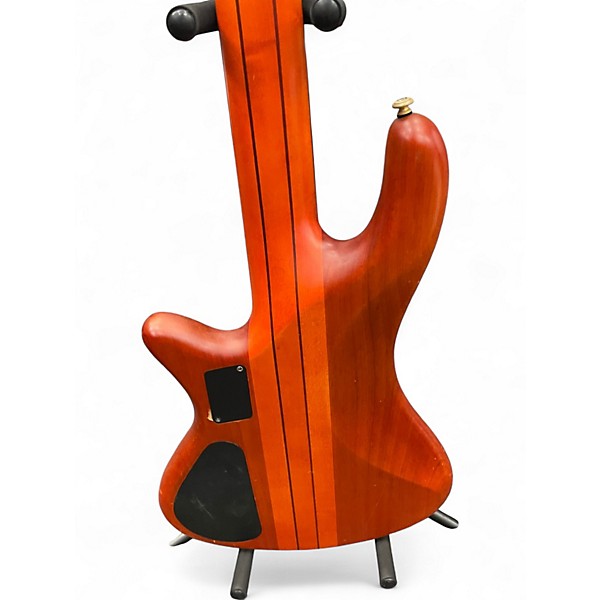 Used Schecter Guitar Research Stiletto Studio 5 String Satin Honey Electric Bass Guitar