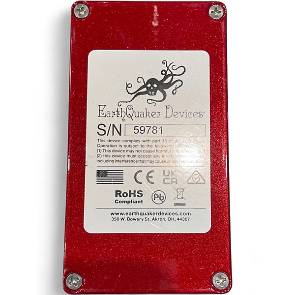 Used EarthQuaker Devices Plumes Small Signal Shredder Overdrive Effect Pedal