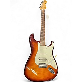 Used 2014 Fender Standard Stratocaster HSS Plus Top Sienna Sunburst Solid Body Electric Guitar