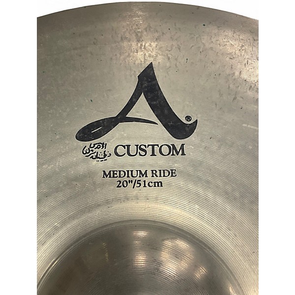 Used Zildjian 20in A Custom Medium Ride Cymbal
