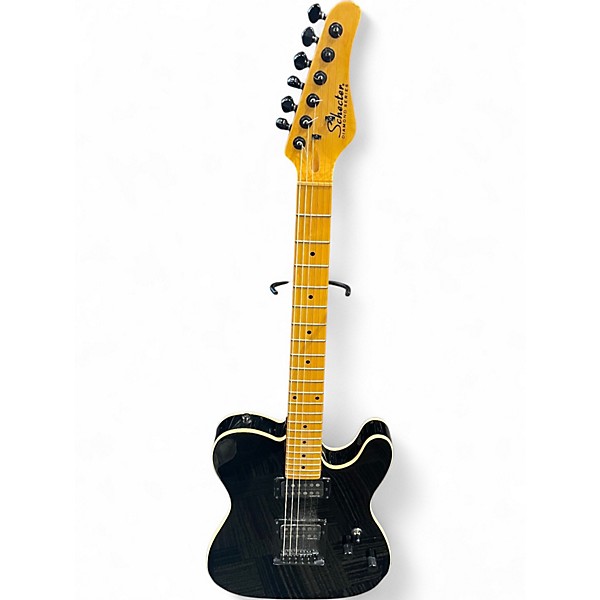 Used Schecter Guitar Research PT Black Solid Body Electric Guitar