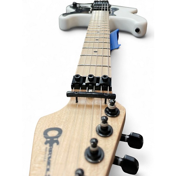 Used 2022 Charvel Custom Shop So Cal HSS Maple Snowblind Solid Body Electric Guitar