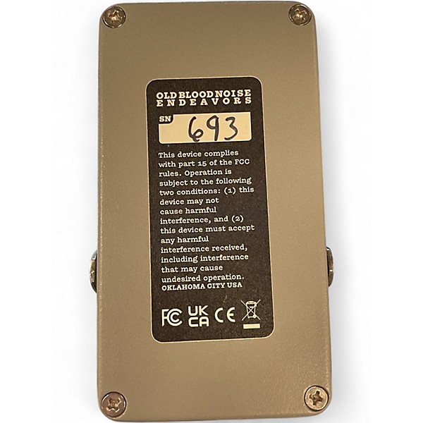 Used Old Blood Noise Endeavors BL37 Effect Pedal