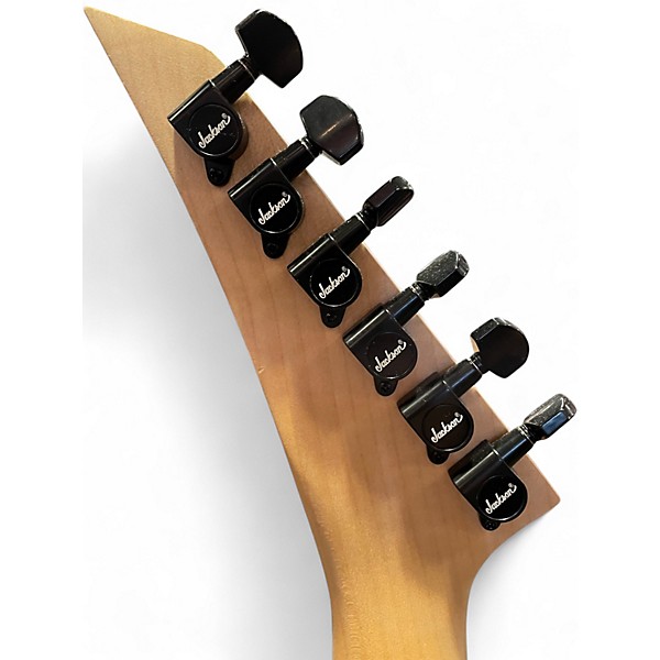 Used Jackson JS32TQ Dinky Transparent Green Burst Solid Body Electric Guitar