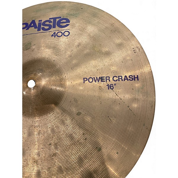 Used Paiste 16in 400 Power Crash Cymbal