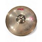 Used Paiste 14in Signature Heavy Hi Hat Pair Cymbal thumbnail