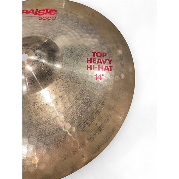 Used Paiste 14in Signature Heavy Hi Hat Pair Cymbal