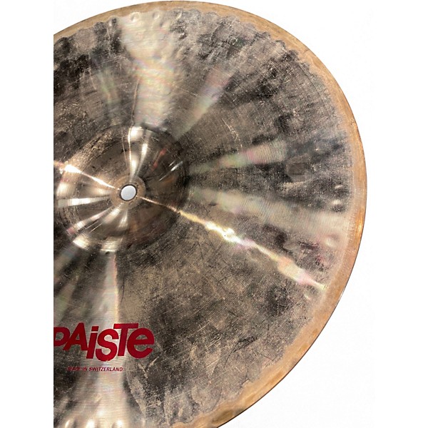 Used Paiste 14in Signature Heavy Hi Hat Pair Cymbal