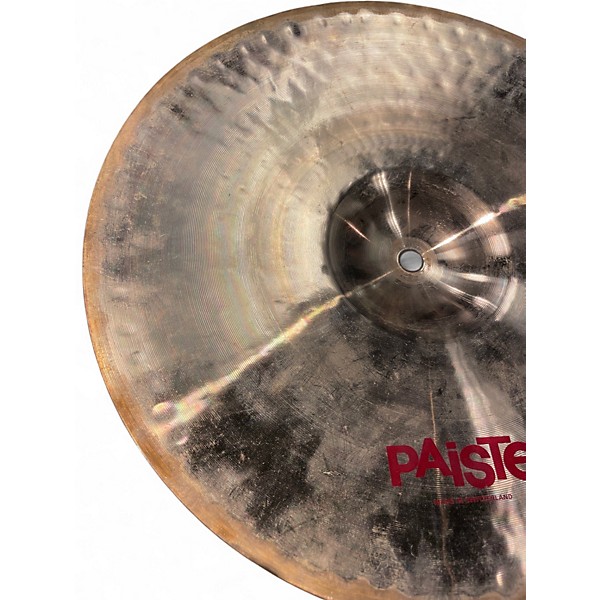 Used Paiste 14in Signature Heavy Hi Hat Pair Cymbal