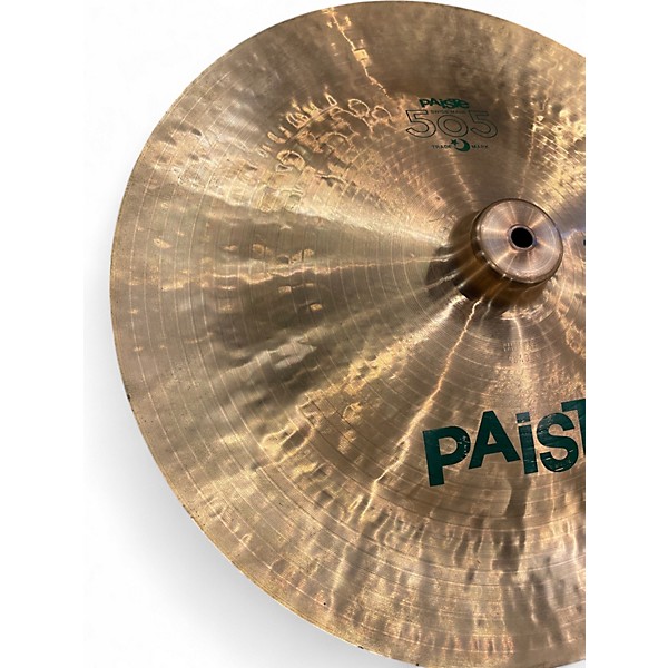 Used Paiste 18in 505 Green Label China Cymbal