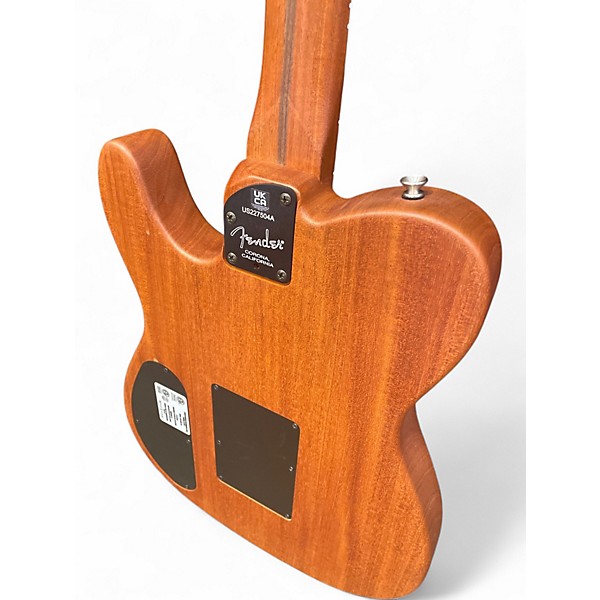 Used Fender American Acoustasonic Telecaster Bourbon Burst Acoustic Electric Guitar