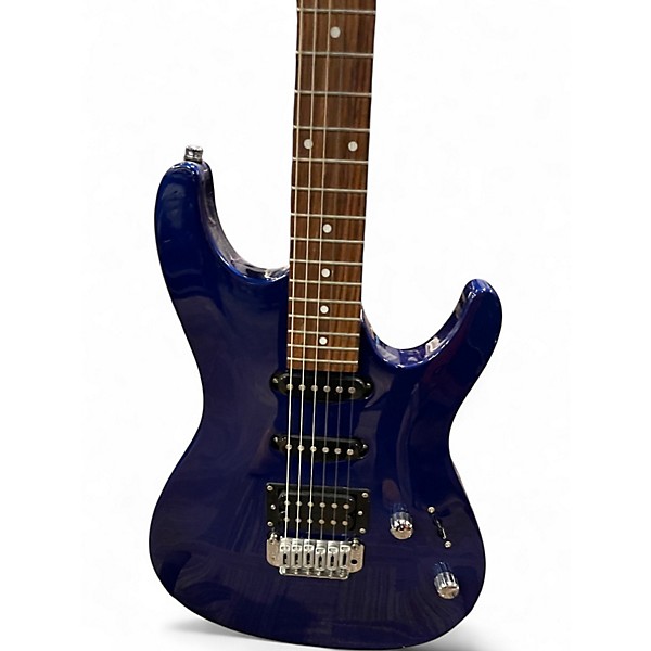 Used 2008 Ibanez N427 Blue Sapphire Solid Body Electric Guitar