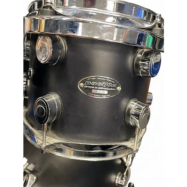 Used PDP by DW 4 Piece FS SERIES Satin Black Drum Kit