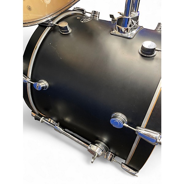 Used PDP by DW 4 Piece FS SERIES Satin Black Drum Kit