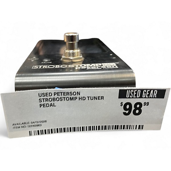 Used Peterson STROBOSTOMP HD Tuner Pedal
