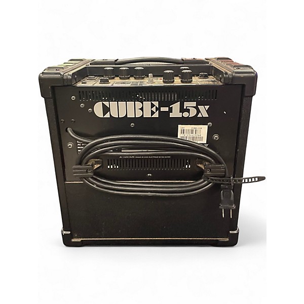 Used Roland Cube 15X 1X8 15W Guitar Combo Amp
