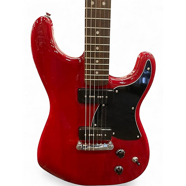 Used Squier STRATOSONIC RED Solid Body Electric Guitar
