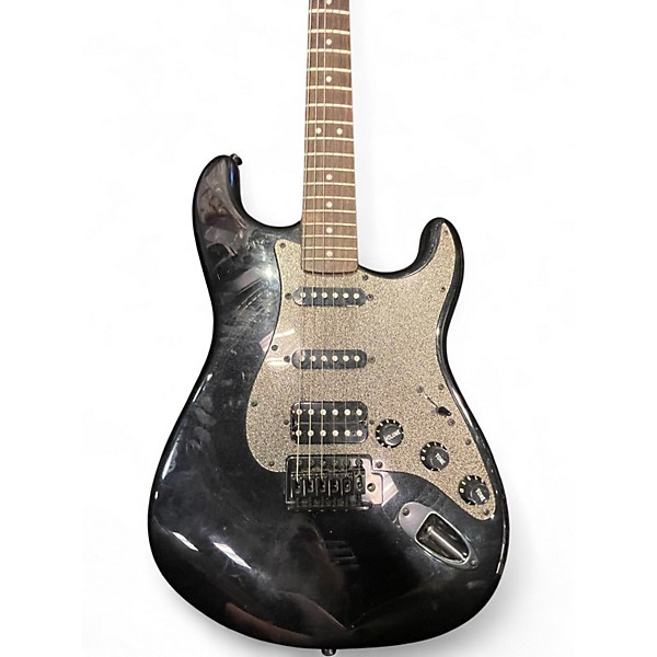 Used Squier Bullet Stratocaster Black Solid Body Electric Guitar