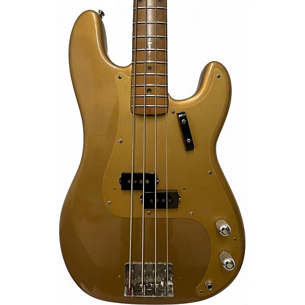 Vintage 1958 Fender precision bass gold refin Electric Bass Guitar