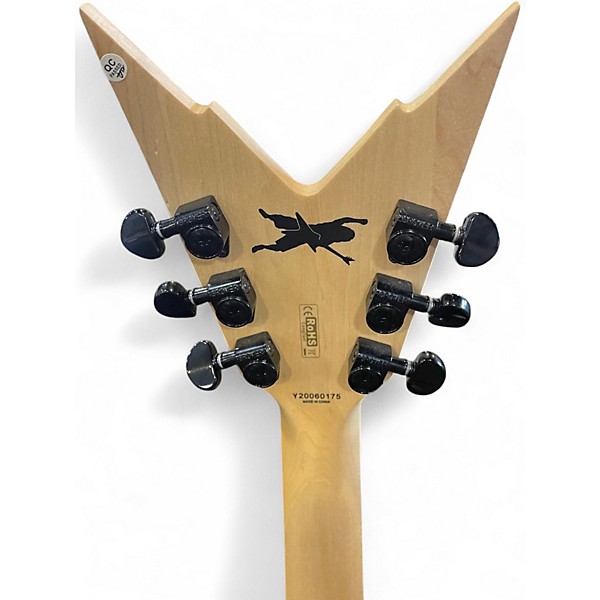 Used Dean Razorback Black Solid Body Electric Guitar