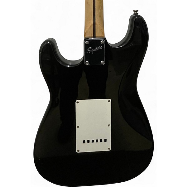 Used Squier Affinity Stratocaster Black Solid Body Electric Guitar