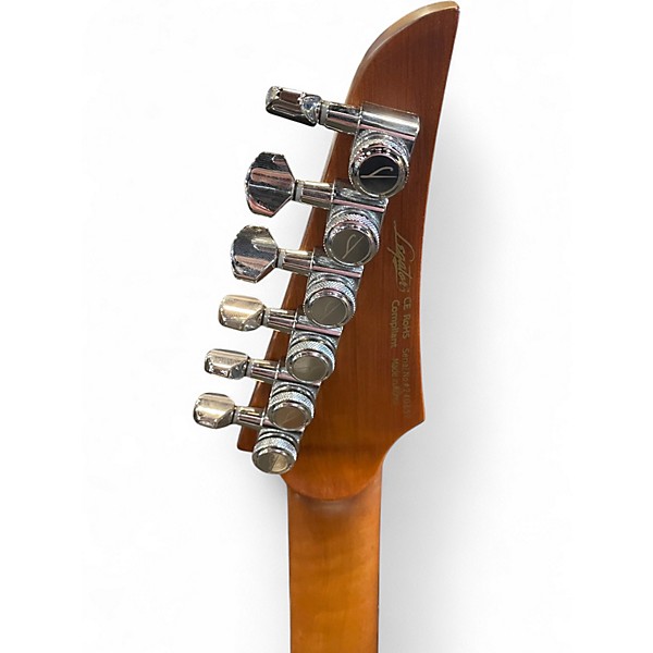 Used Legator NINJA 6 FOD BURL BUCK EYE Solid Body Electric Guitar