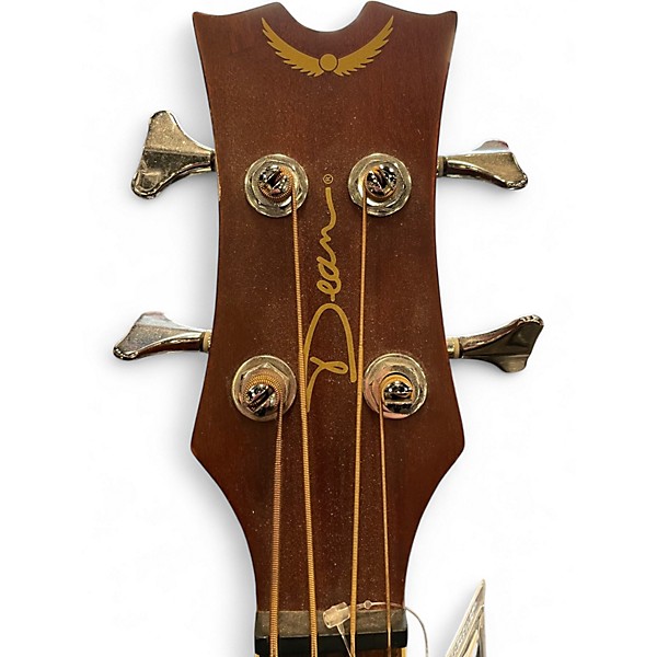 Used Dean EAB Natural Acoustic Bass Guitar