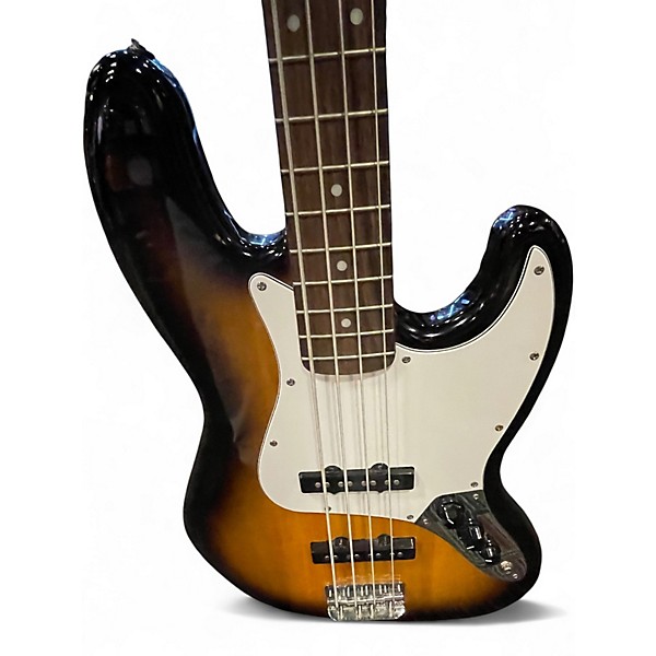 Used 2016 Squier J BASS 2 Tone Sunburst Electric Bass Guitar