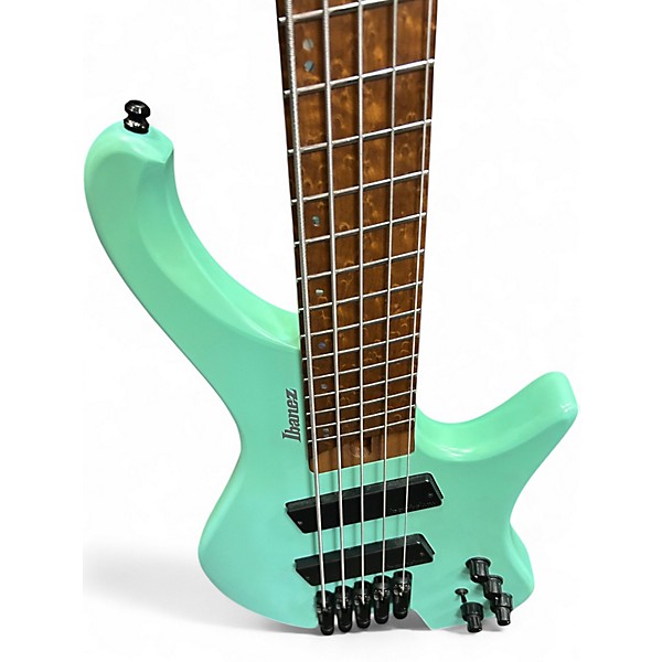 Used Ibanez EHB1005bMS5 Sea Foam Green Electric Bass Guitar