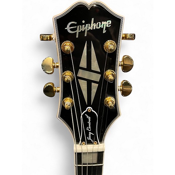 Used Epiphone Jerry Cantrell “Wino” Les Paul Custom  Wine Red Solid Body Electric Guitar