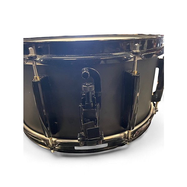 Used Pearl 13X6.5 Joey Jordison Signature Snare BLACK STEEL Drum