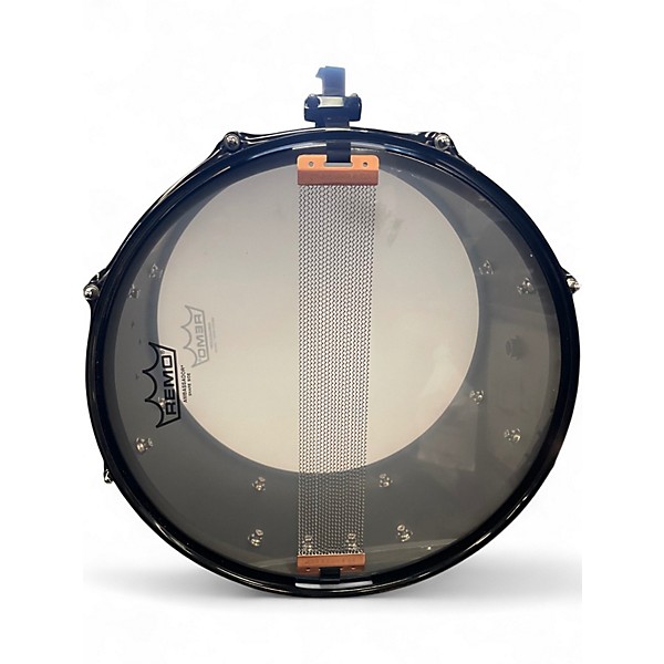 Used Pearl 13X6.5 Joey Jordison Signature Snare BLACK STEEL Drum
