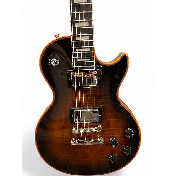 Used Epiphone Les Paul Custom Widow Orange Burst Solid Body Electric Guitar