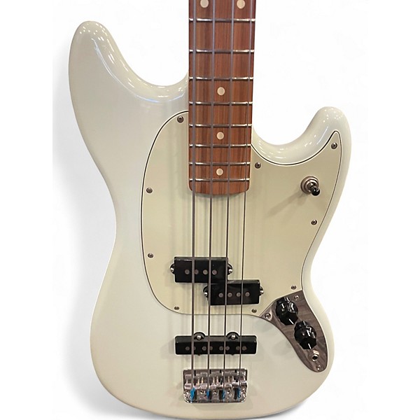 Used Fender Player Mustang Bass PJ Seafoam Green Electric Bass Guitar