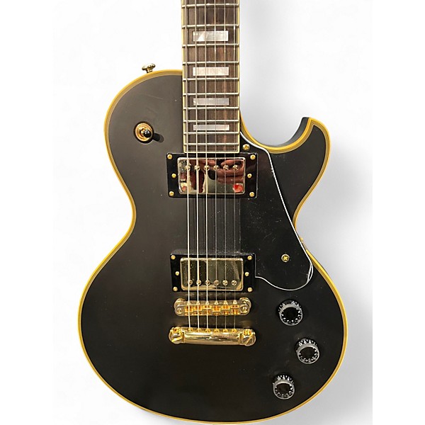 Used Schecter Guitar Research Solo-II Custom Satin Aged Black Solid Body Electric Guitar