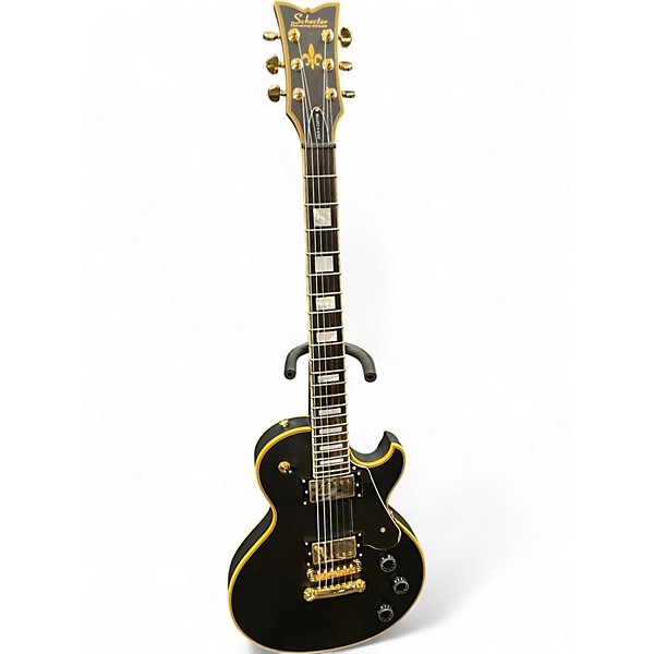 Used Schecter Guitar Research Solo-II Custom Satin Aged Black Solid Body Electric Guitar