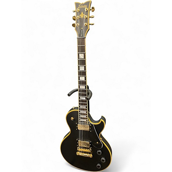 Used Schecter Guitar Research Solo-II Custom Satin Aged Black Solid Body Electric Guitar