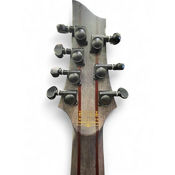 Used Schecter Guitar Research C7 Apocalypse MEGA DEATH RED OF DESTRUCTION AND DEATH Solid Body Electric Guitar