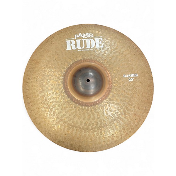 Used Paiste 20in RUDE BASHER 20 Cymbal