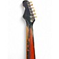 Vintage 1960s Silvertone Silhouette 3 Color Sunburst Solid Body Electric Guitar
