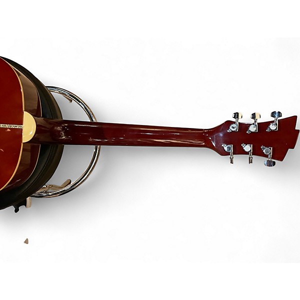 Used Galveston Steel Resonator Natural Acoustic Electric Guitar